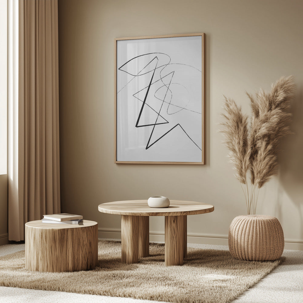 Angular Lines No 6 Poster